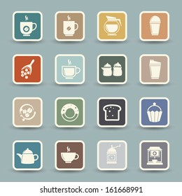 Coffee and tea Icons 
