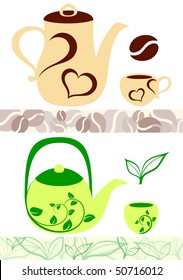 Coffee and tea illustrations