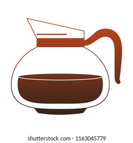 Coffee and tea kettle red lines