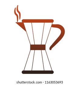 Coffee and tea kettle red lines
