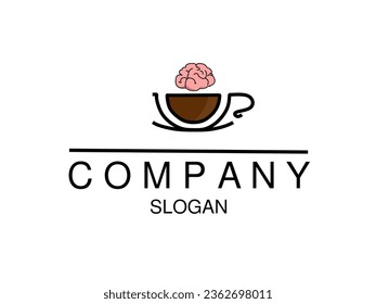 Coffee and Tea Logo Concept Suitable for coffee and tea shop, cafes, food and beverage businesses.