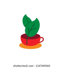 Coffee And tea Logo Icon Design