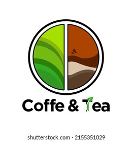 coffee and tea logo shop design