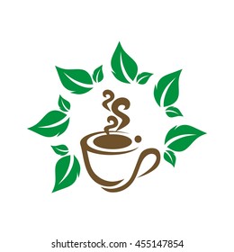 Coffee Tea Logo Templates Vector Stock Stock Vector (Royalty Free ...