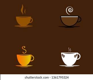 coffee and tea logos