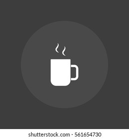 coffee, tea mug icon illustration isolated vector, can be used for web and mobile design.