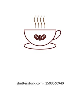 Coffee tea shop Logo Vector