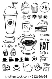 Coffee and tea sketches