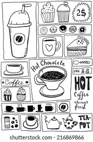 Coffee and tea sketches