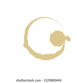 Coffee or tea stains - modern vector isolated clip art on white background. Splashes of cups, mugs and drops. Use this high quality set for your menu, bar, cafe, restaurant