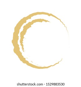 Coffee or tea stains - modern vector isolated clip art on white background. Splashes of cups, mugs and drops. Use this high quality set for your menu, bar, cafe, restaurant