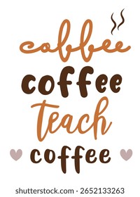 coffee coffee teach coffee illustration