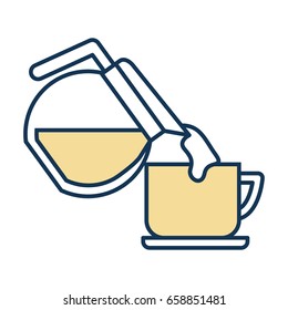 coffee teapot with cup