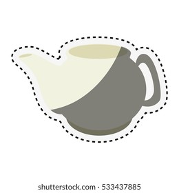 coffee teapot drink isolated icon