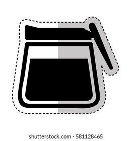 coffee teapot drink isolated icon