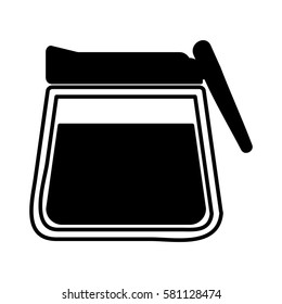 coffee teapot drink isolated icon
