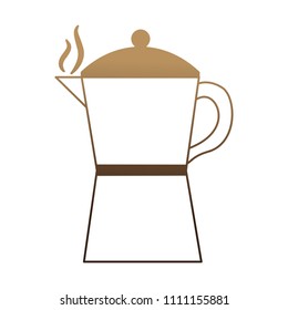 coffee teapot isolated icon