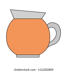 coffee teapot isolated icon