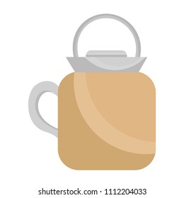 coffee teapot isolated icon
