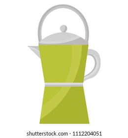 coffee teapot isolated icon