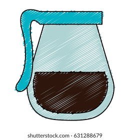 coffee teapot isolated icon