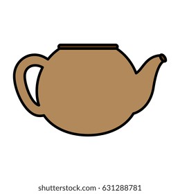 coffee teapot isolated icon