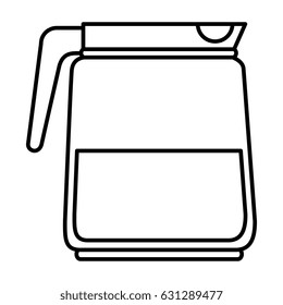 coffee teapot isolated icon