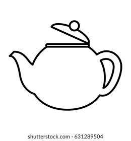 coffee teapot isolated icon