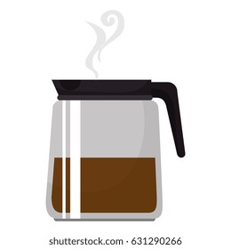 coffee teapot isolated icon