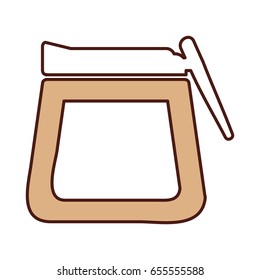 coffee teapot isolated icon