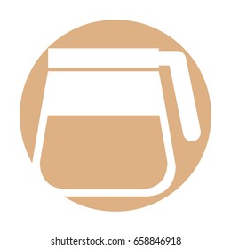 coffee teapot isolated icon