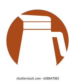 coffee teapot isolated icon