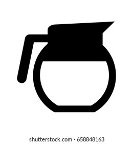coffee teapot isolated icon