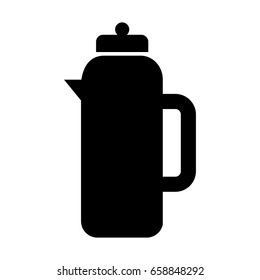 coffee teapot isolated icon