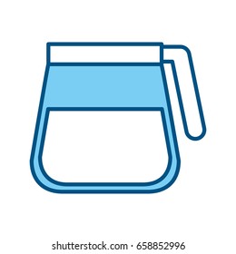 coffee teapot isolated icon