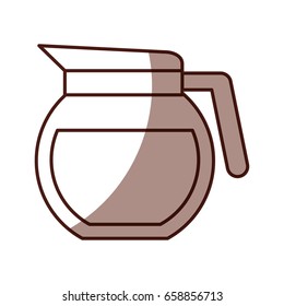 coffee teapot isolated icon