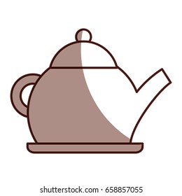 coffee teapot isolated icon