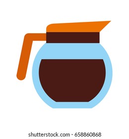 coffee teapot isolated icon
