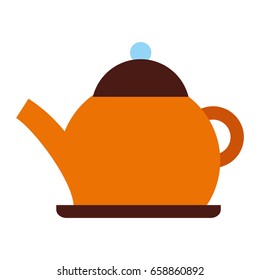 coffee teapot isolated icon