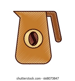 coffee teapot isolated icon