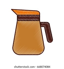 coffee teapot isolated icon