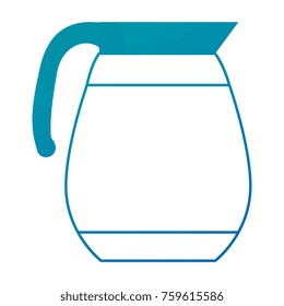 coffee teapot isolated icon