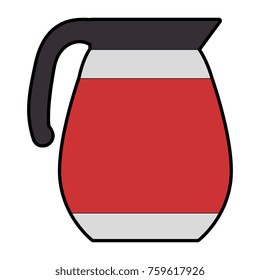 coffee teapot isolated icon
