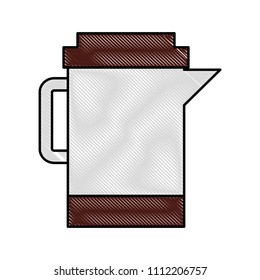 coffee teapot isometric icon
