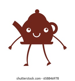 coffee teapot kawaii character