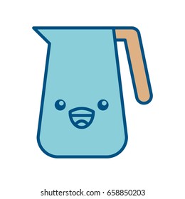 coffee teapot kawaii character