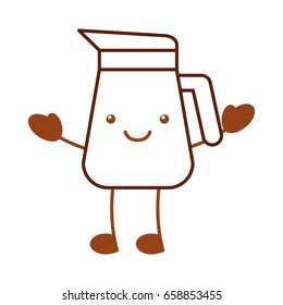 coffee teapot kawaii character