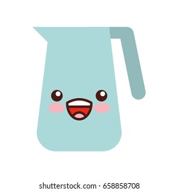 coffee teapot kawaii character