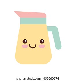 coffee teapot kawaii character