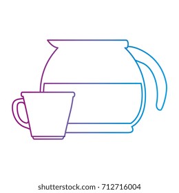 coffee teapot kitchen with cup